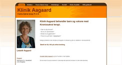 Desktop Screenshot of klinikaagaard.dk